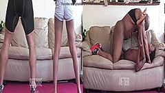 she swallows thick rod deepthroat after fucking then swallows gooey protein