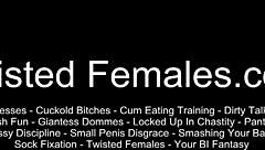 Obey or face punishment in domination scene