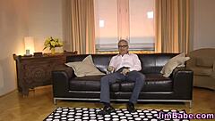 European Sluts Share Old Man With Handjob And Blowjob!