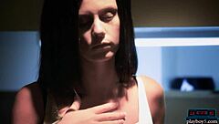 Delicious Brunette Milf Enjoys Dildo Play with Shaved Pussy