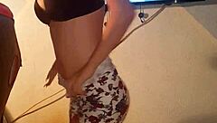 My Friend's Natural Tits and Cute Little Ass Are Unmatched