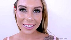 Milf with natural tits gets ass fucked and squirts