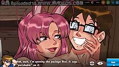 Japanese game review with group sex and blowjob