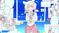 hanau usu's original song can't fall in love in anime style