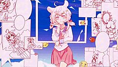 hanau usu's original song can't fall in love in anime style