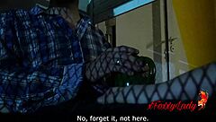 my first double squirt with friend on balcony