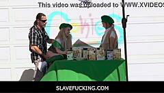 Girl Scouts' cookie sales lead to taboo slavefucking and pussy play