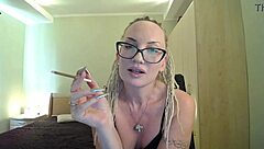 Curvy Femdom Humiliates Old Cuckold In Dirty BDSM Roleplay Domination