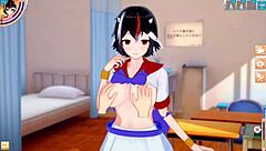 I can't stop rubbin Seija's big tits in this Touhou hentai! 3D CG anime is so hot.