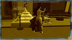 Bondage dance with bound movements