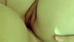 Latina blonde creampied by monster cock in homemade anal