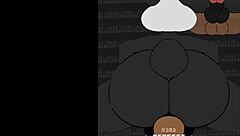 Why does Grizzy x Pan-Pan love big cocks banging her shaved ass bent over?