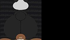 Why does Grizzy x Pan-Pan love big cocks banging her shaved ass bent over?