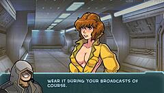 Star channel 34 part 80 with redhead and brunette in anime cartoon style