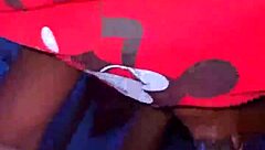 throatpie gone wrong? ebony deepthroats big black cock sloppy.