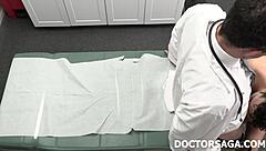 gay doctor tricks curly twink into bareback fun - jesse zeppelin