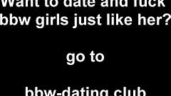 Blonde Bbw Strips And Fucks