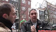 Dutch hooker bent over for doggystyle cumshot