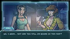 Star channel 34 part 80 with redhead and brunette in anime cartoon style