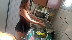 Sarah Rosa's Intense Vlog Featuring Horny Brunette in Lingerie