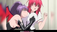 Tsundere stepsister Hitomi gets wild in steamy hentai action