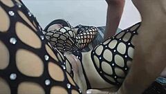 Skinny Girl with Small Waist Gets Erotic Massage and Cums