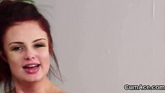 slutty doll swallows every cumshot drop