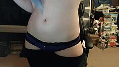 big ass brunette teen 18+ strips naked on cam