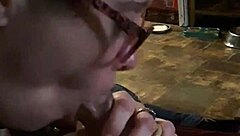 deepthroating my step brother's big cock