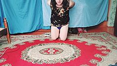 big booty blonde crossdresser rides in homemade gay scene