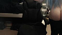 big ass brunette teen 18+ strips naked on cam