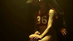 newcomer sub whipped on device bondage