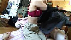 Morning wood leads to a Japanese MILF giving me a blowjob