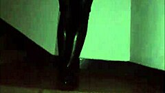 Latex diva in goddess femdom attire