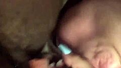 Dezzy deepthroats big black monster cock.