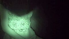 Hey, Brookeskye fingers her small tits pussy outdoors