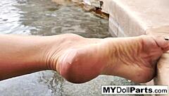 What’s Kayla Jane Doing with Early Morning Feet?