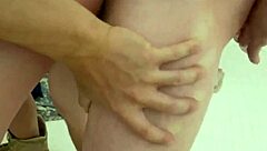 Aiden Woods on back gets huge black cock fisting