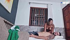 Amateur Latina couple shares intimate moments in homemade video