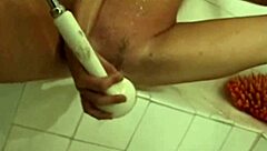 Milf feels intense pleasure masturbating
