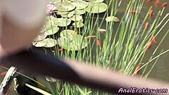 Petite eurobabe gets intense anal fucking