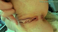 riann nova in black thong spreading ass