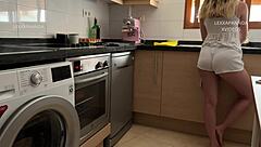 i enter kitchen to fuck my stepsister