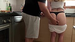 i enter kitchen to fuck my stepsister