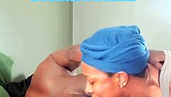 licking that southern ass and deep throating cock with big tits on display close up