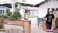 Kira Noir and April Olsen Reach Orgasms in Lesbian Sex