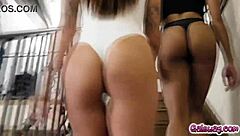 Kira Noir and April Olsen Reach Orgasms in Lesbian Sex