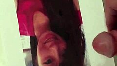 Isabel's cumshot tribute: a male self-pleasure session