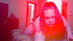 ella dae joy enjoys solo fun in stockings