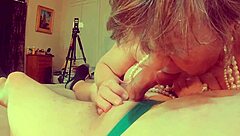 Scottish Granny Sucks Cock